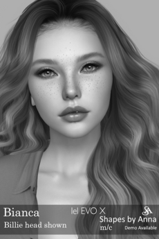 Second Life Marketplace - Bianca Demo Shape by Anna for EVO X Billie
